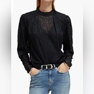 Scotch & Soda Mock Neck Top